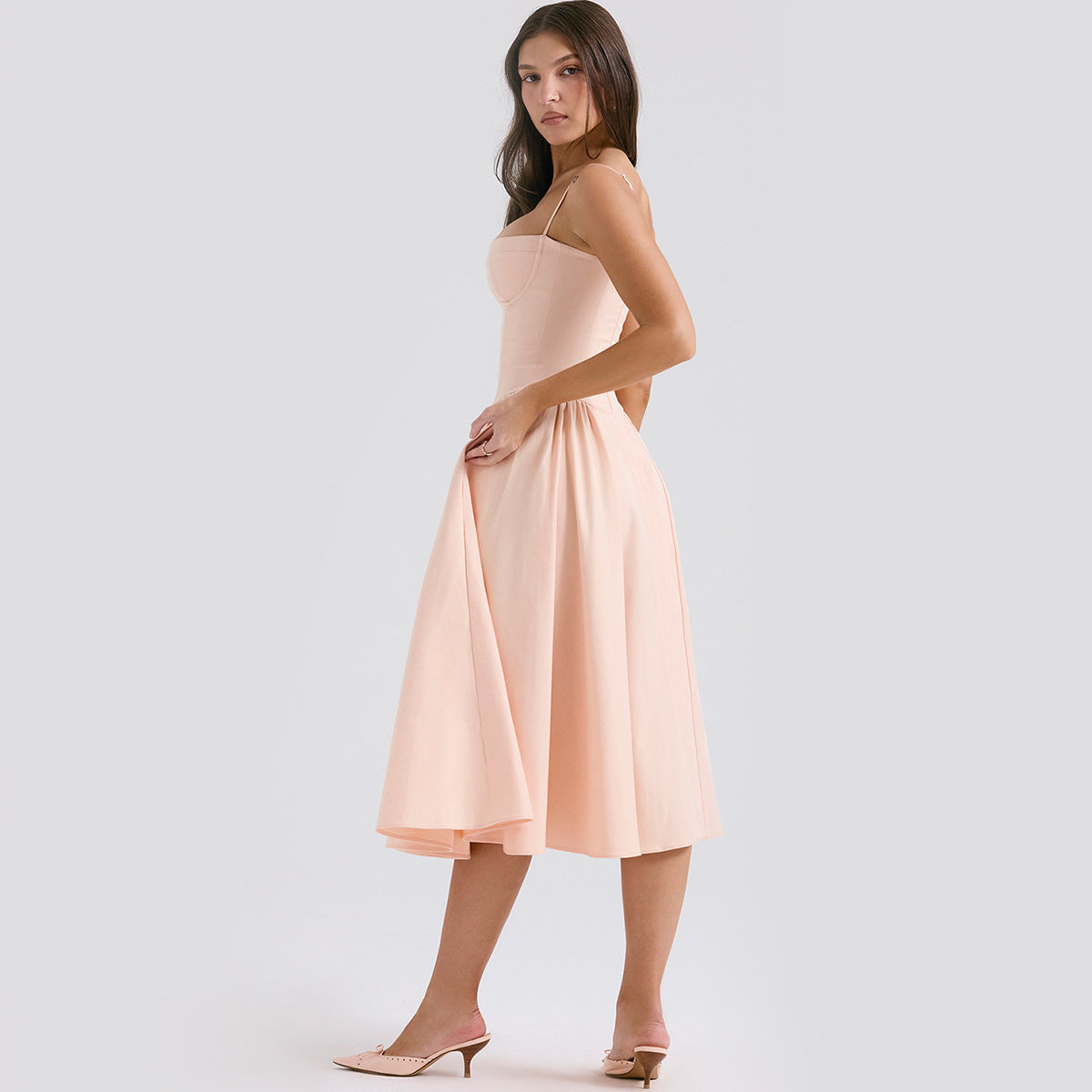 Livia | Midikleid Sommer – Elegant, Bequeme Passform & Vielseitig für Alle Anlässe 3