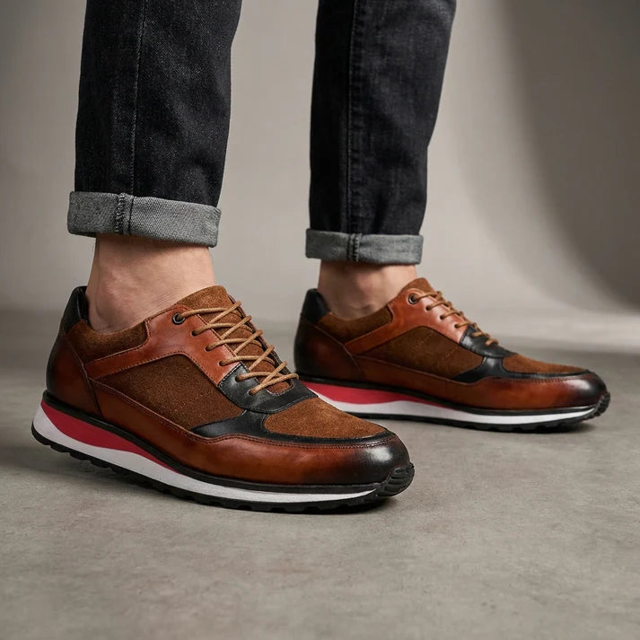Lukas | Leder Sneaker Herren Schwarz Elegant Komfortabel Hochwertig 2