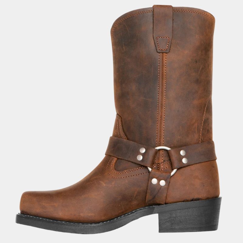 Luna | Damen Cowboystiefel – Vintage, Elegant & Strapazierfähig, Schwarz 0