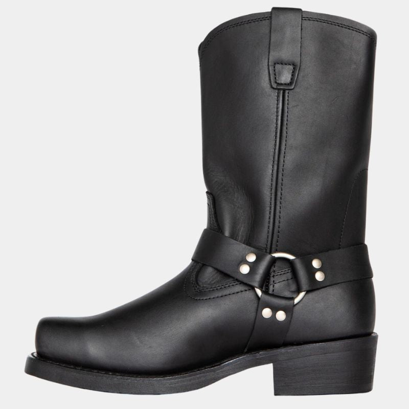 Luna | Damen Cowboystiefel – Vintage, Elegant & Strapazierfähig, Schwarz 1