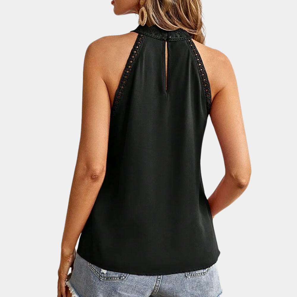 Luna | Elegantes Spitzentop für Damen – Ärmellos, Festlich & Vielseitig 5