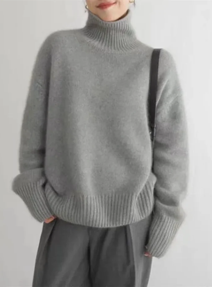 Luné | Weicher Rollkragenpullover 3