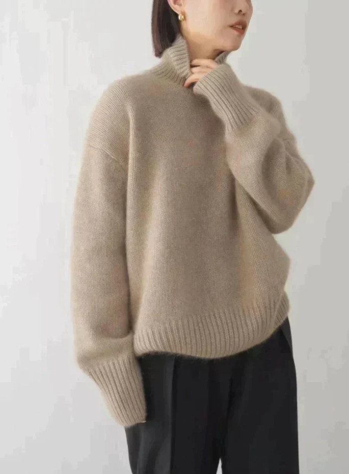 Luné | Weicher Rollkragenpullover 5