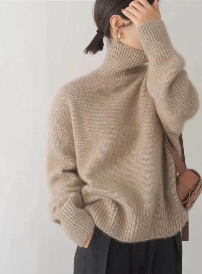 Luné | Weicher Rollkragenpullover 6
