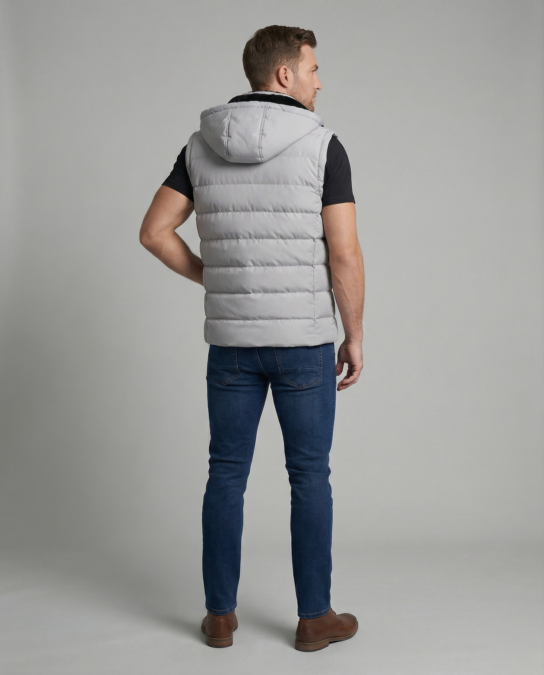 Luno | Elegante Steppweste Damen mit Kapuze für Freizeitlooks 3