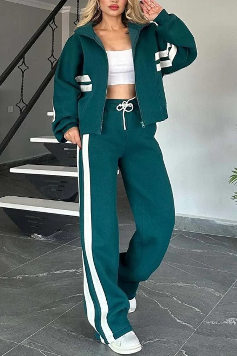Lydia | Bequemer, Sportlicher Damen Trainingsanzug – Ideal für Freizeit und Casual Outfits 2