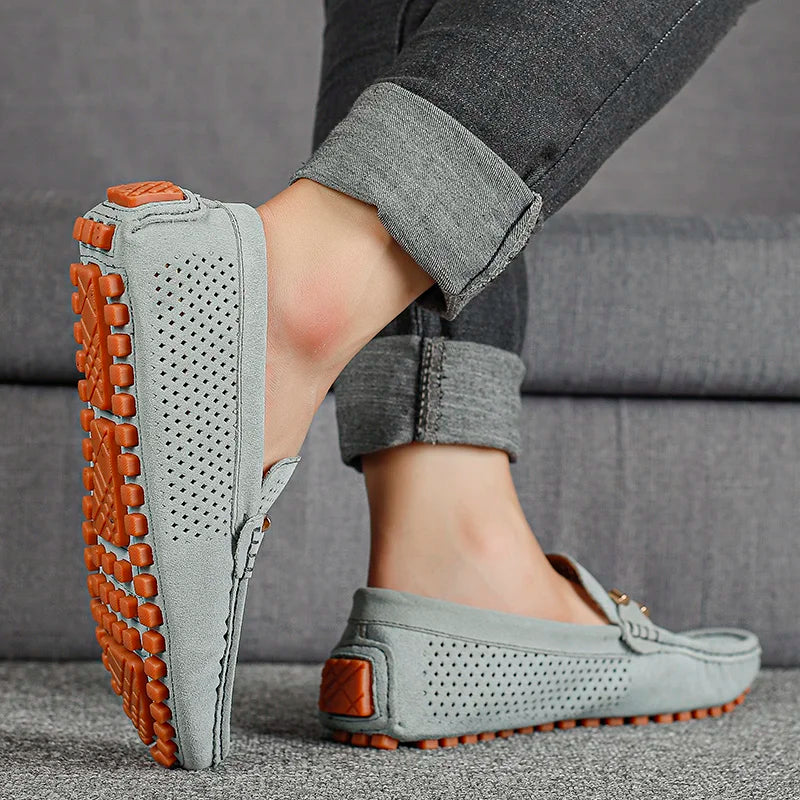 Marco | Herren Slipper Perforiert Atmungsaktiv Elegant Casual Fit 4