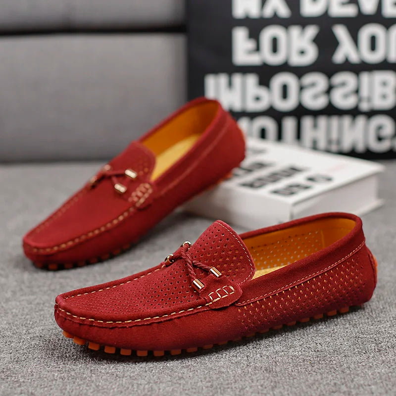 Marco | Herren Slipper Perforiert Atmungsaktiv Elegant Casual Fit 5