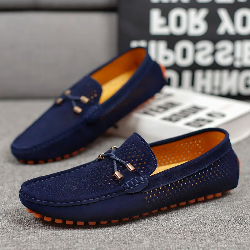 Marco | Herren Slipper Perforiert Atmungsaktiv Elegant Casual Fit 8