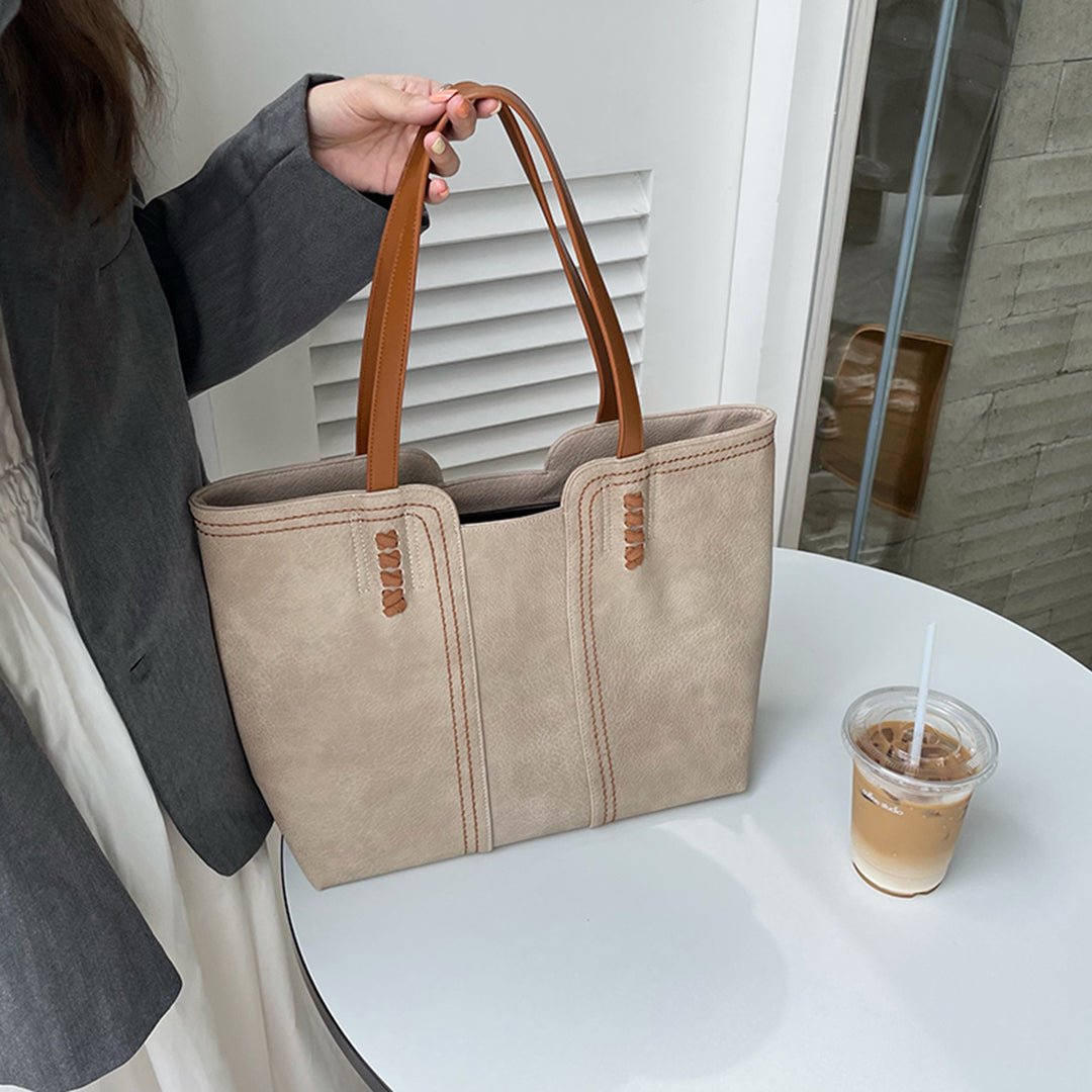 Margaret | Minimalistische Tragetasche aus veganem Leder 3