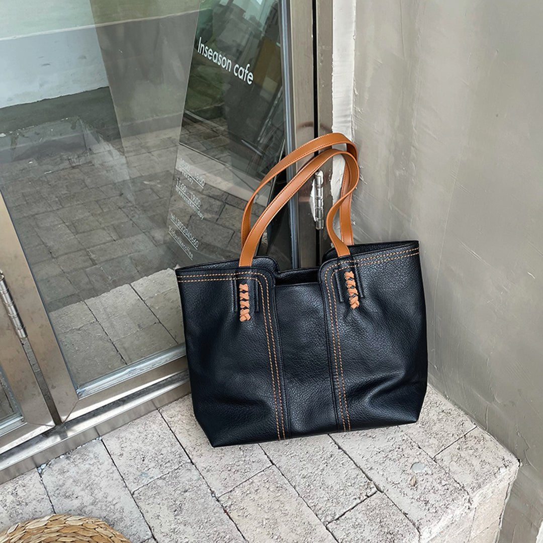 Margaret | Minimalistische Tragetasche aus veganem Leder 6