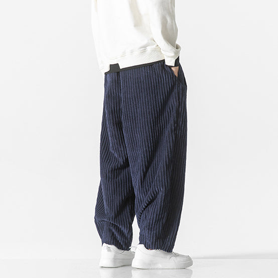 Masaaki | Cordhose Bequeme Eleganz mit Elastischem Bund und Seitentaschen 1