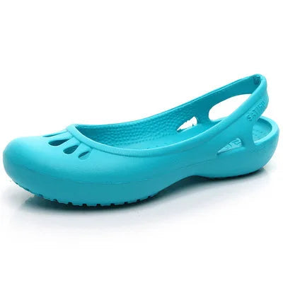 Mia | Leichte, wasserdichte Komfort-Clogs aus Jelly-Material 0