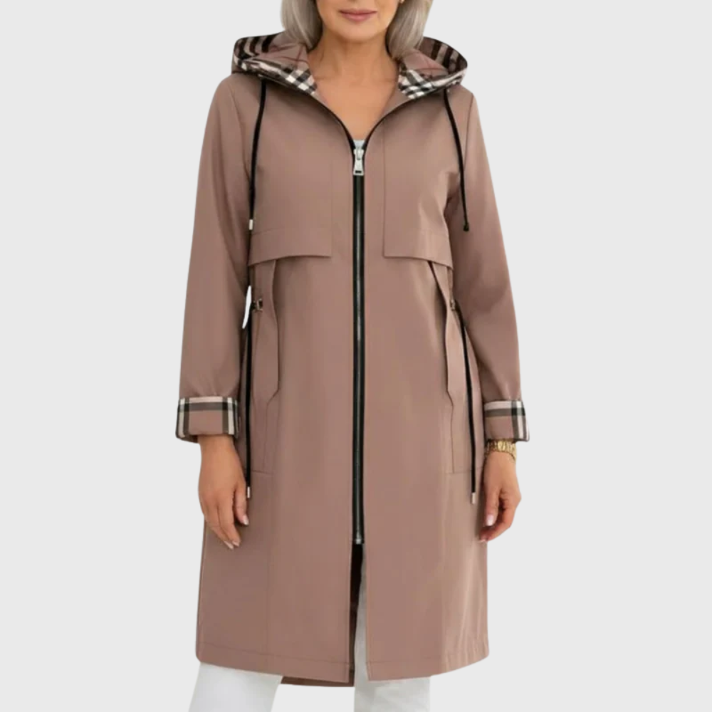 Mika | Lightweight Trench Coat Women Black Tailored Streamlined Fit 0