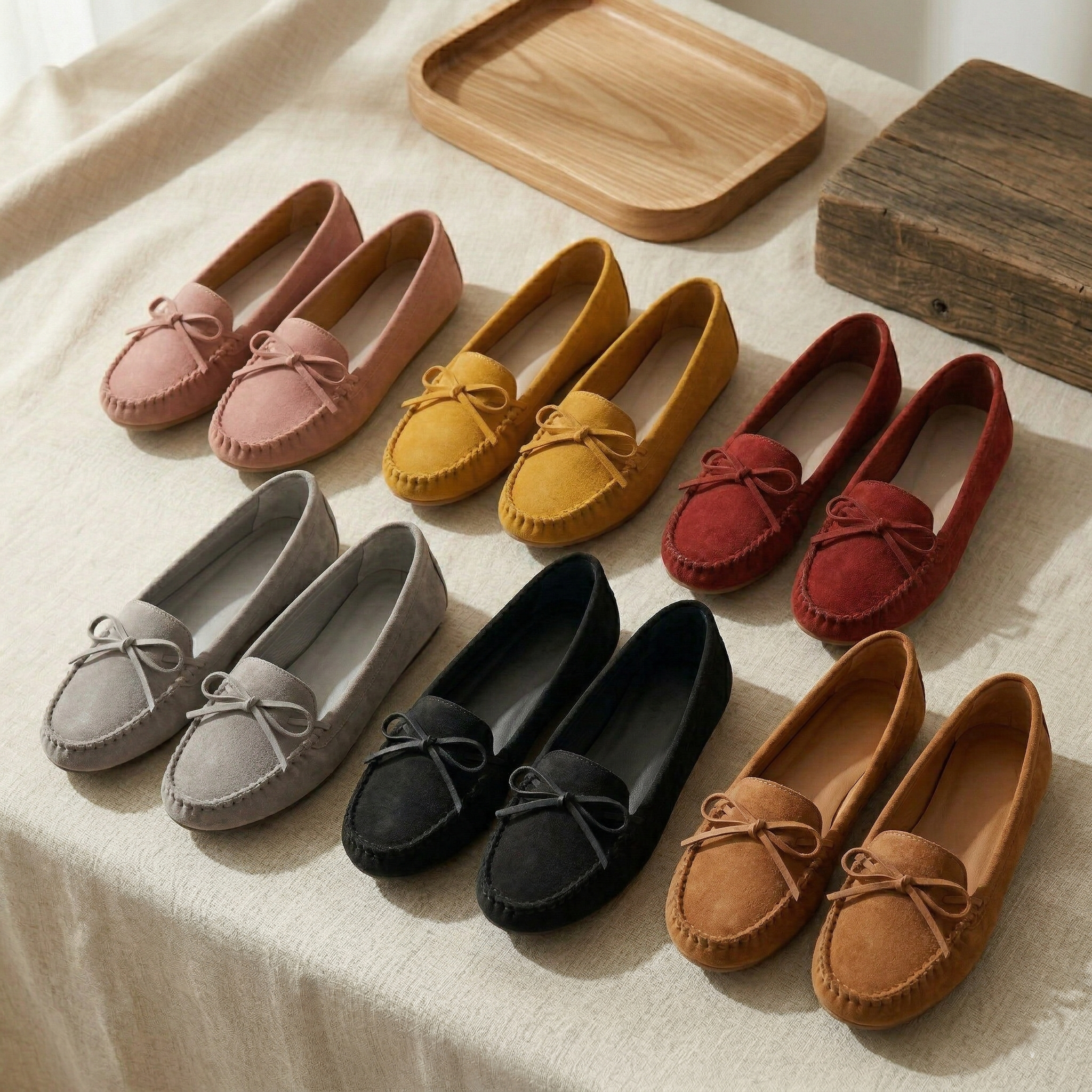 Mira | Elegante, Bequeme Damen Loafer Schwarz mit Runder Zehenpartie 1