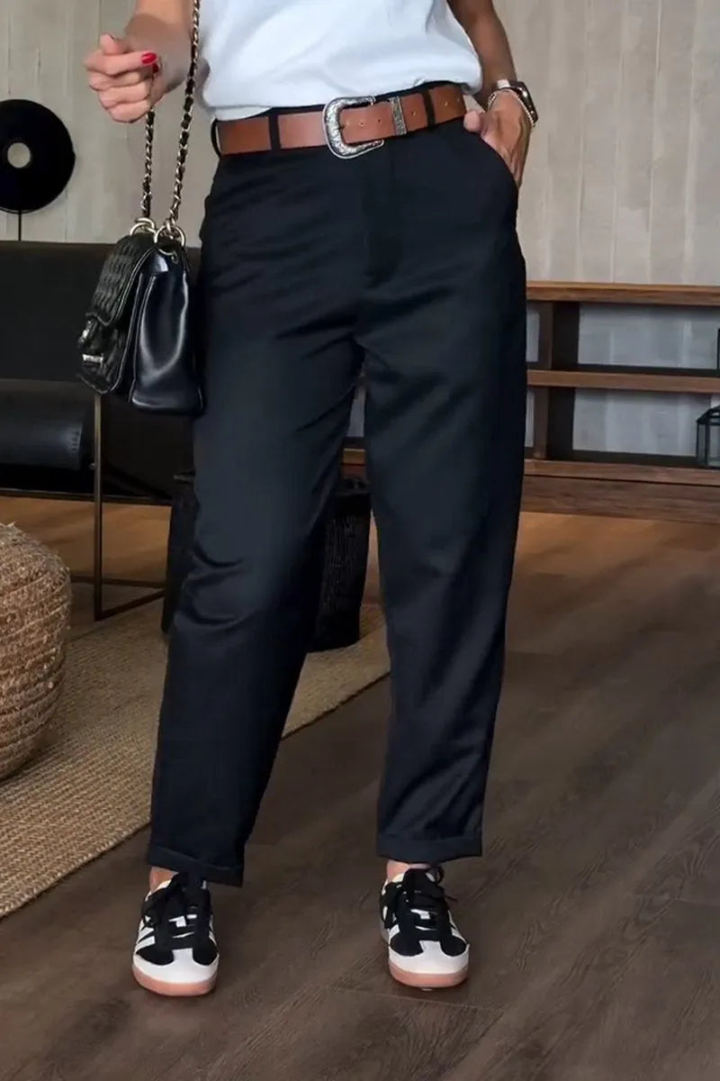 Mira | Elegante, Figurschmeichelnde Damenhose aus Hochwertigem Stoff 2