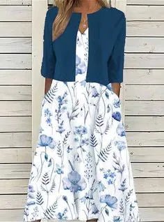 Mira | Elegantes Geblümtes Damenkleid – Bequem & Vielseitig für Jeden Anlass 2