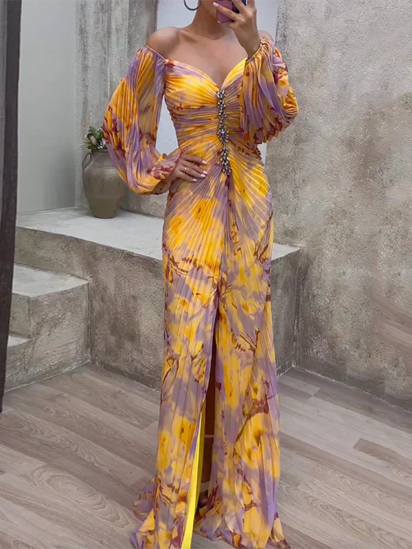 Mira | Hochzeitskleid V-Ausschnitt Elegant Fließend Stil 0