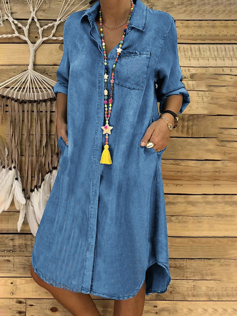Mira | Lässiges Denim Damenkleid mit Entspannter Passform 1