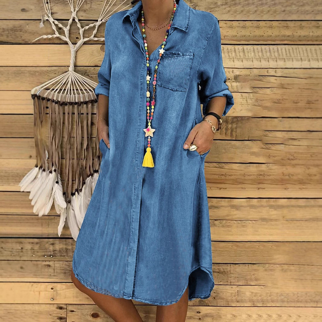 Mira | Lässiges Denim Damenkleid mit Entspannter Passform 3