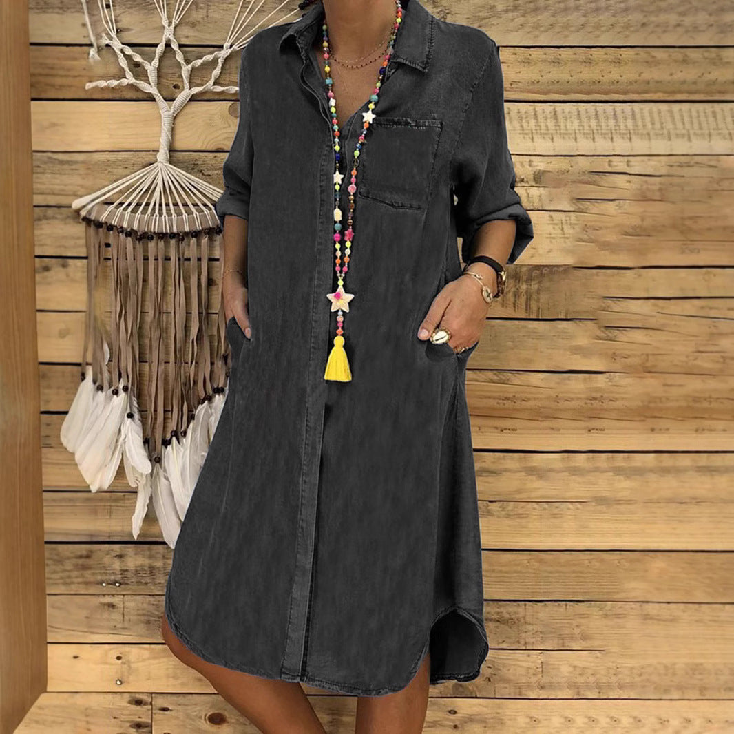 Mira | Lässiges Denim Damenkleid mit Entspannter Passform 4