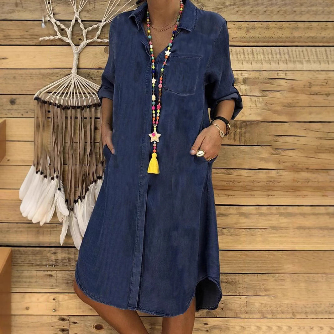 Mira | Lässiges Denim Damenkleid mit Entspannter Passform 5