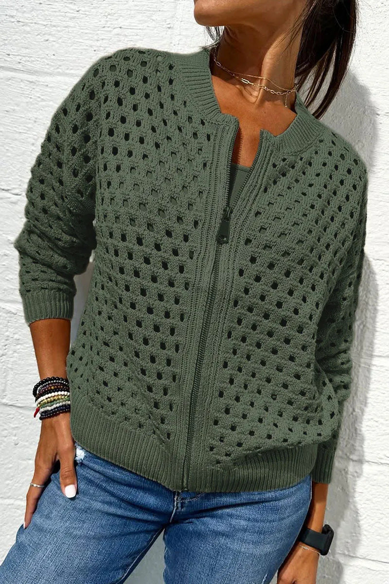 Nela | Luftige, Atmungsaktive & Vielseitige Strickjacke 8