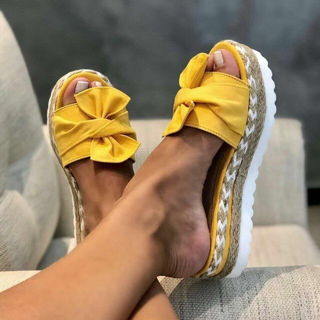 Nina | Damen-Sandalen Gewebter Keilabsatz Elegant Komfortabel 3