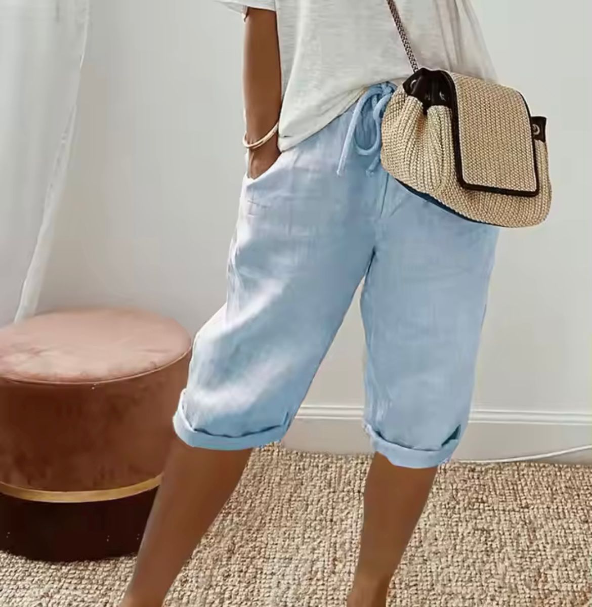 Nora | Kurze Hosen Damen – Atmungsaktiv, Bequem & Stilvoll für den Sommer 10