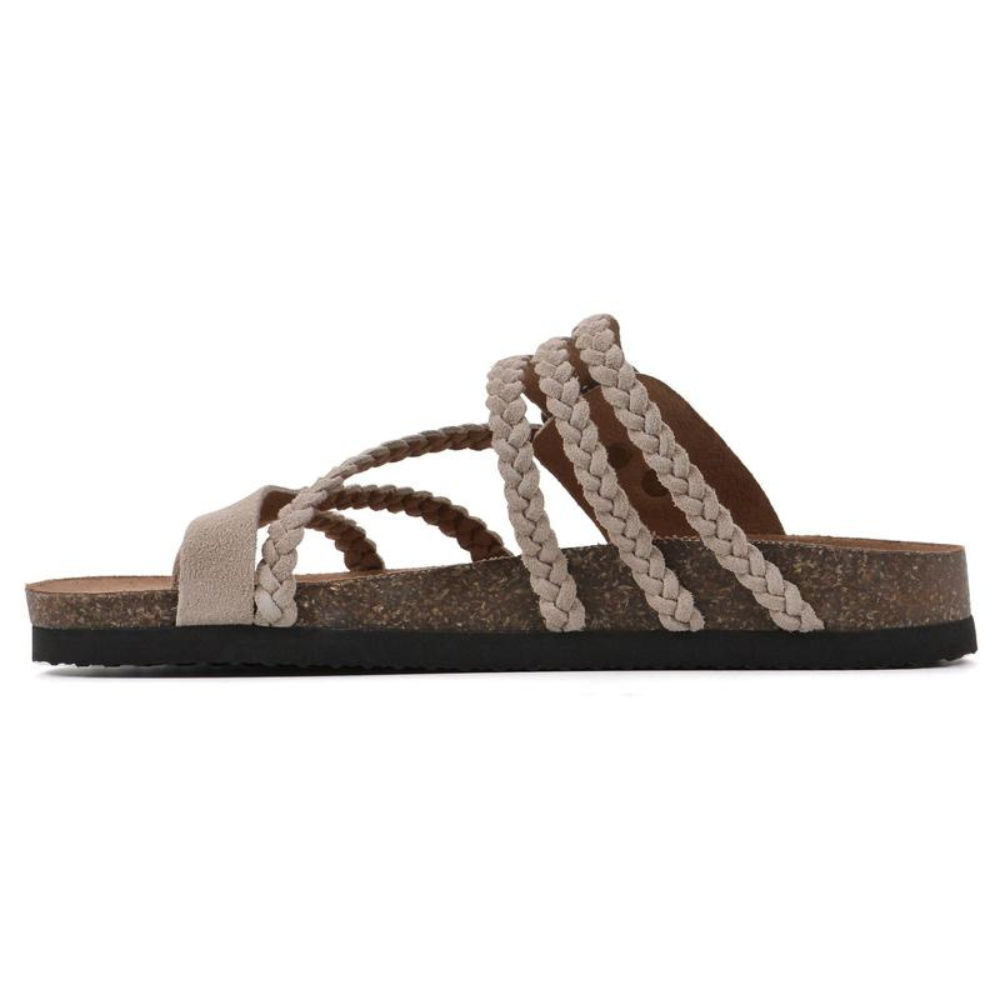 Octavia | Damensandalen Geflochtene Schnalle Bequem Sommer Stil 4