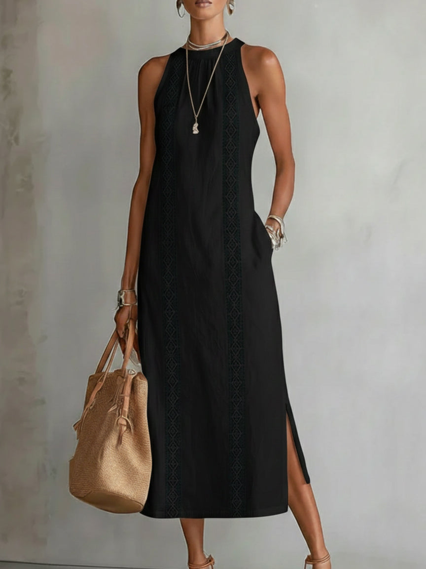 Octaviana | Besticktes, Ärmelloses & Elegantes Festliches Kleid Damen 9