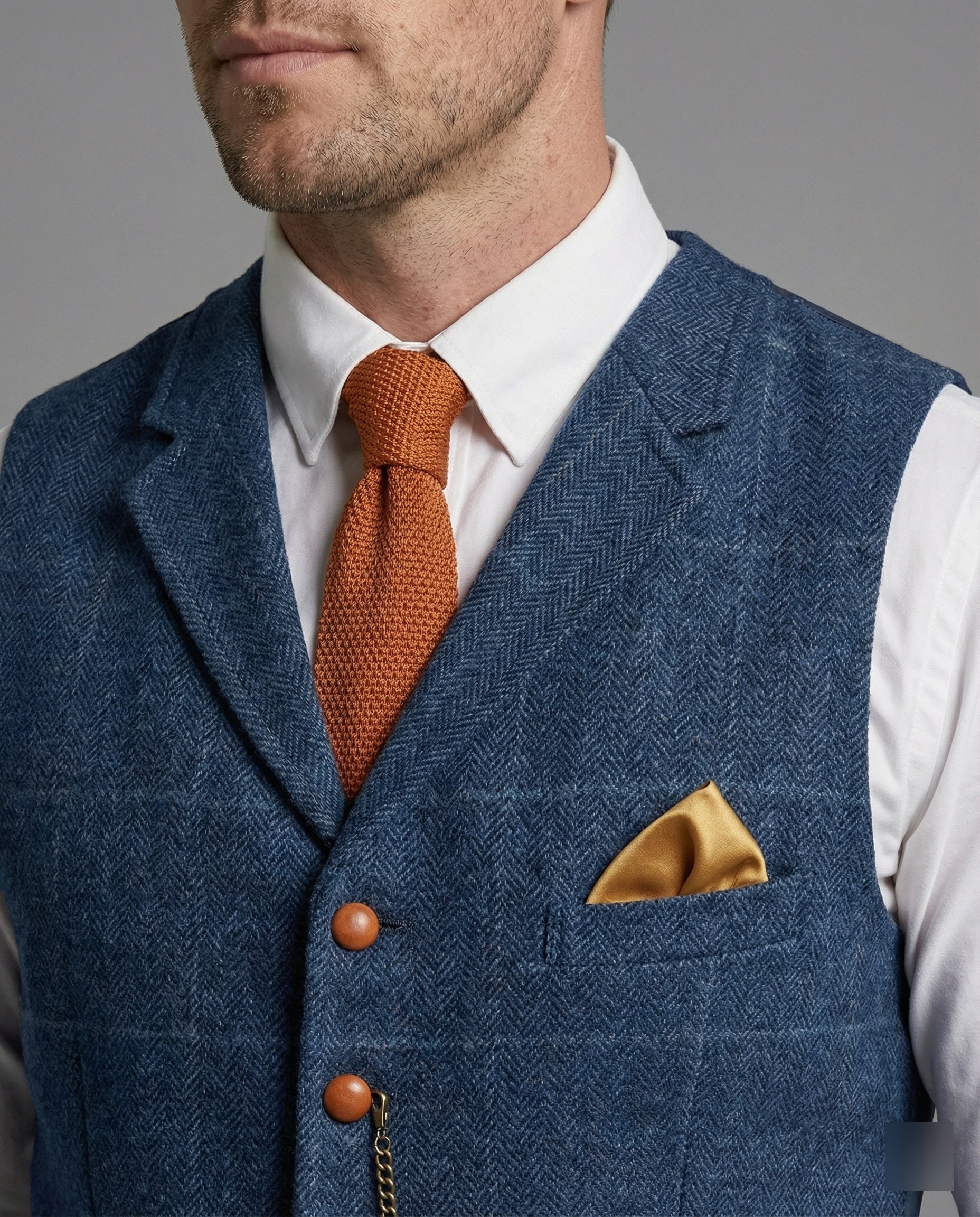 Olivar | Stilvolle, Vielseitige & Elegante Herren Vintage-Weste 4
