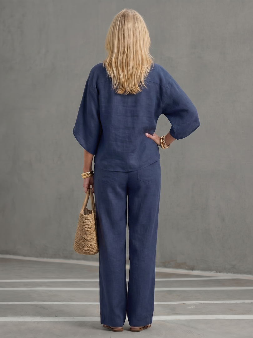 Oriana | Bequeme, Elegante & Lässige Tunika-Hosen-Kombination 6
