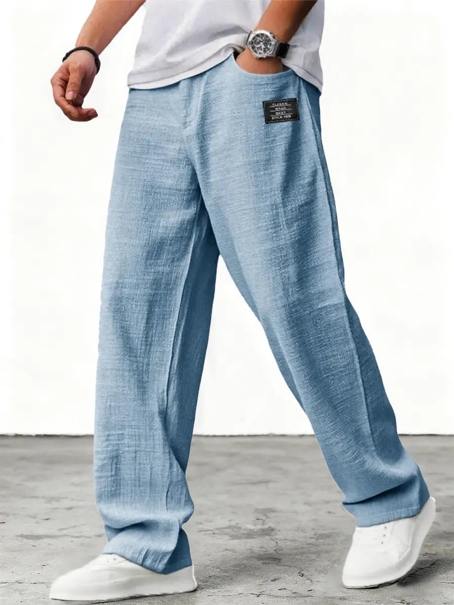 Phillipp | Leinenhose Damen Weiße Atmungsaktiv Relaxed Fit Sommerstil 0