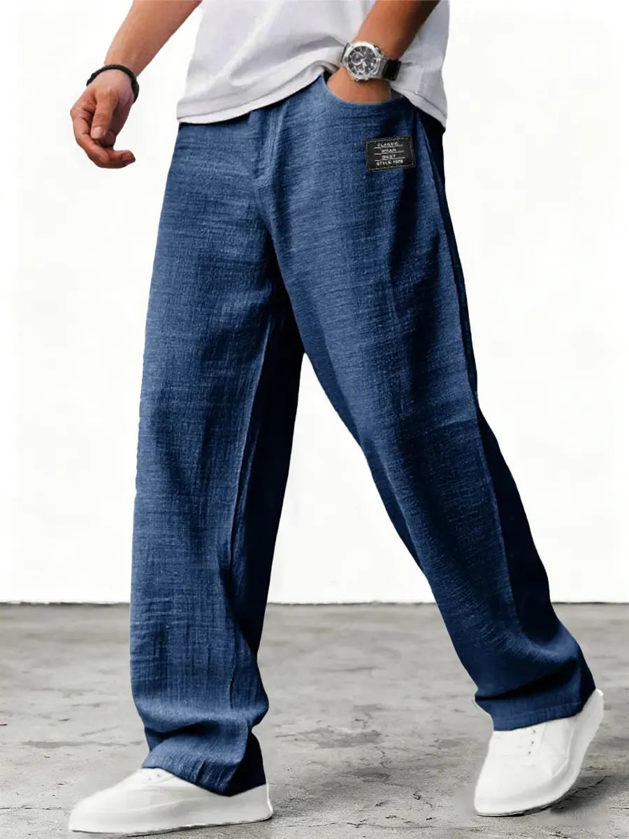 Phillipp | Leinenhose Damen Weiße Atmungsaktiv Relaxed Fit Sommerstil 1