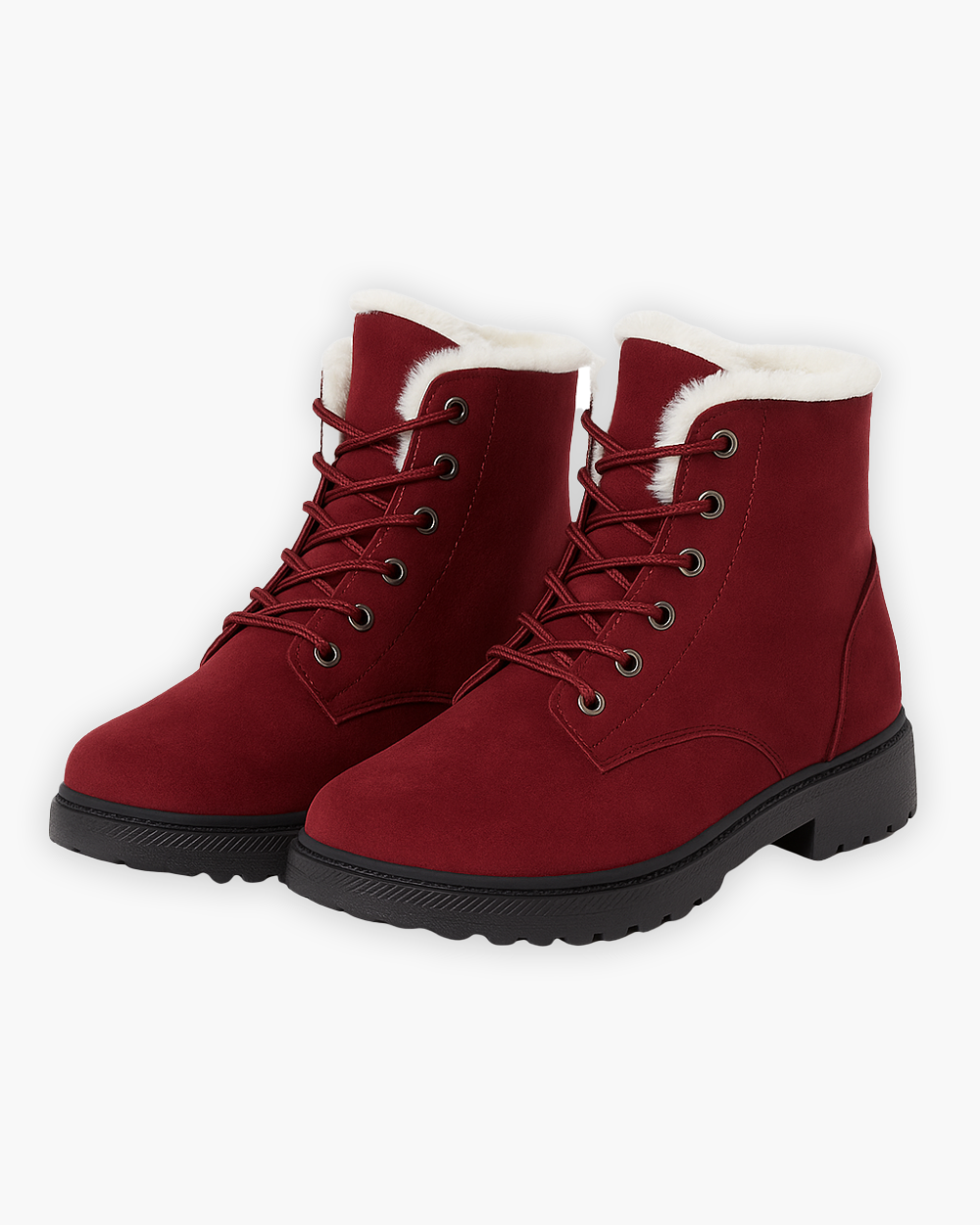 Schnür-Winterstiefel mit Warmfutter