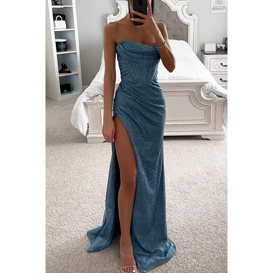 Riva | Kleid Lässig Schlitz Elegant Komfort Locker Fit 4