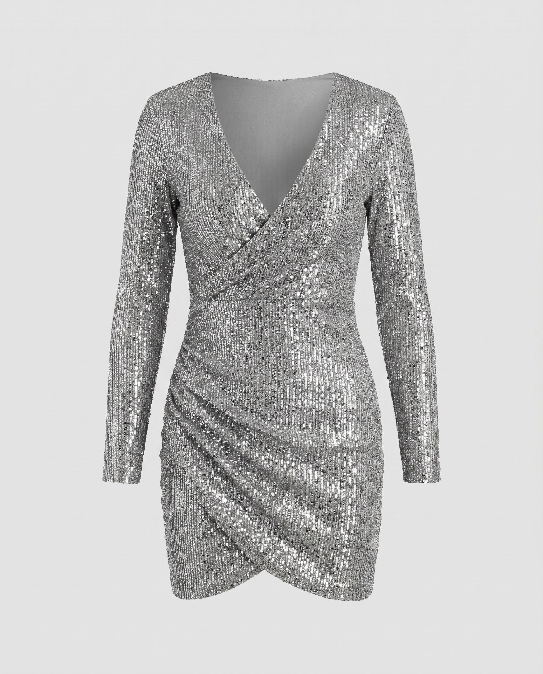 Riva | Minikleid Wickel-Detail Figurbetont Elegant Party Look 0