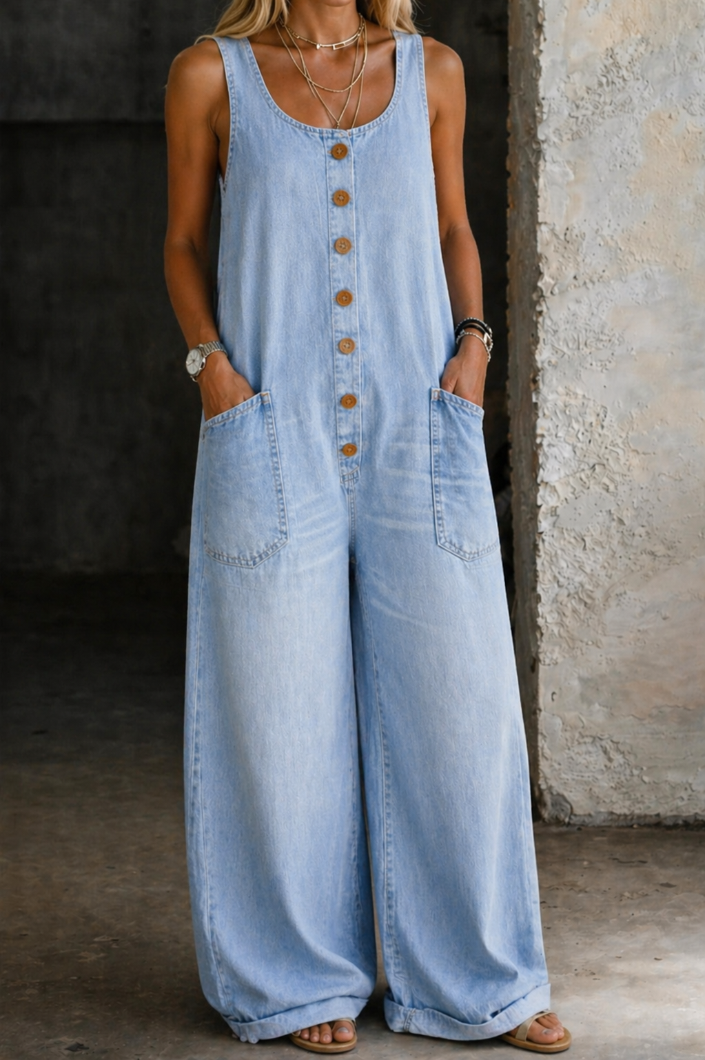 Romy | Bequemer, Stilvoller & Vielseitiger Damen-Overall mit weitem Bein 8