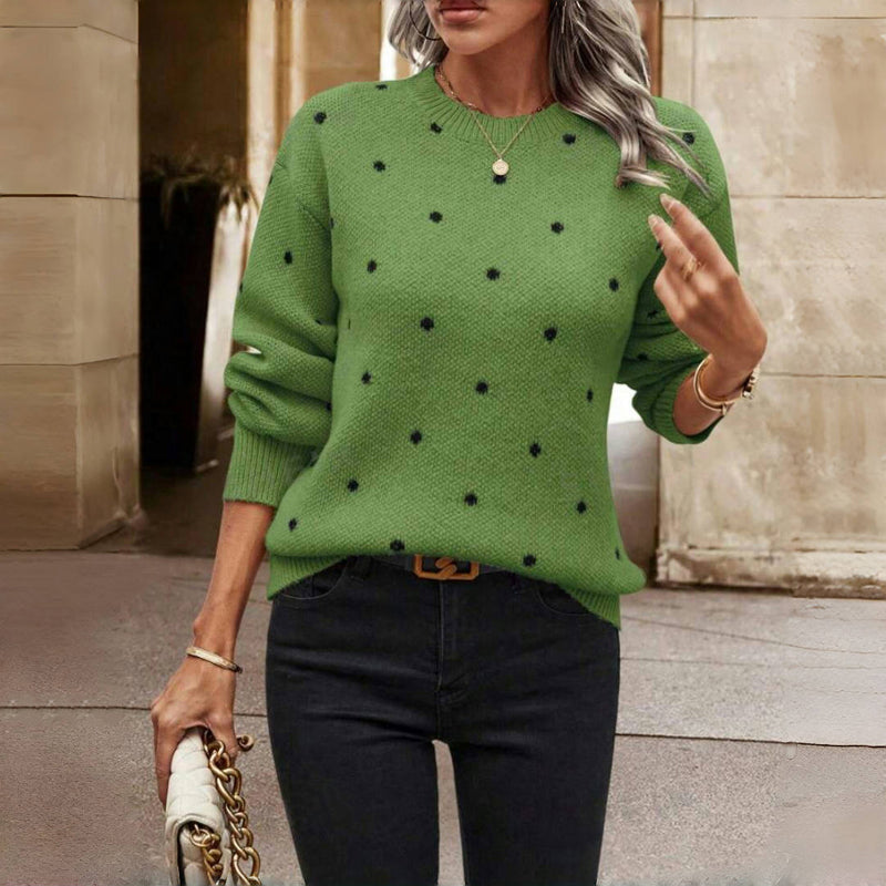 Romy | Kuscheliger Punktpullover 1