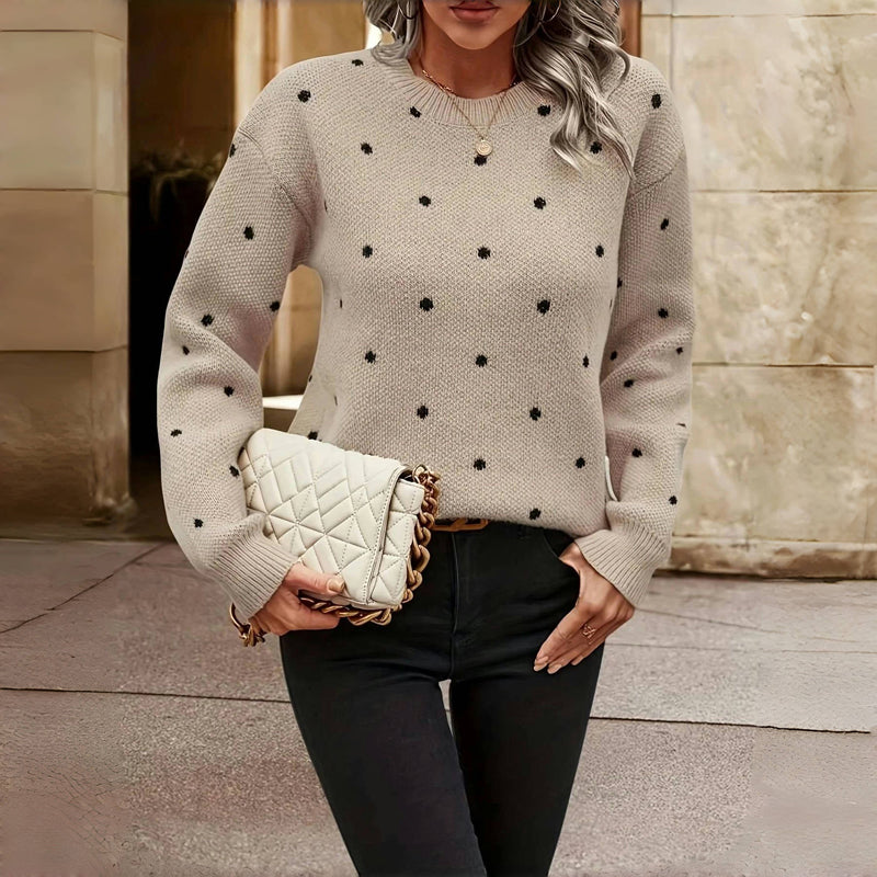 Romy | Kuscheliger Punktpullover 5