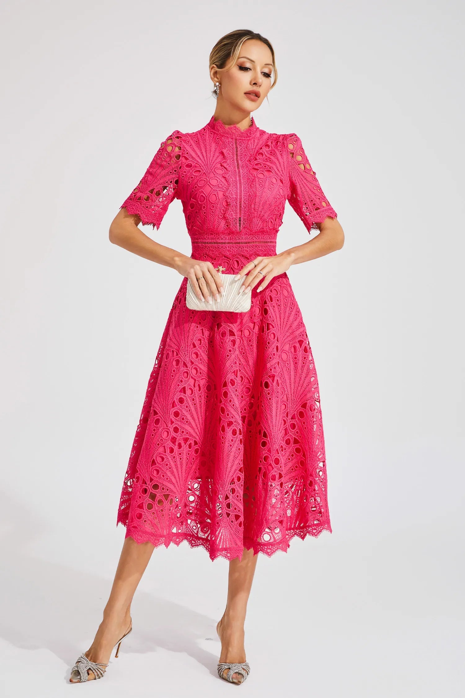 Rosalinda | Elegantes Midikleid für Hochzeitsgast – Romantisch & Festlich 2