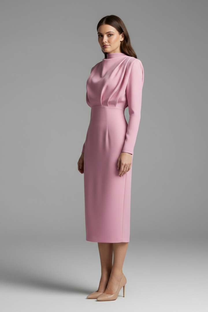 Sarina | Elegantes Maxikleid Langarm für Damen – Festlich & Warm für Besondere Anlässe 4