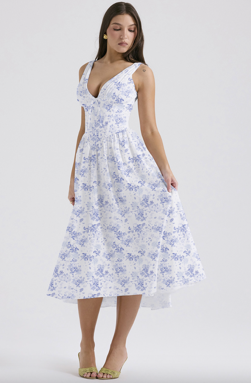 Sarina | Festliche Kleider Damen Elegant Sommer Feminin Stil 2