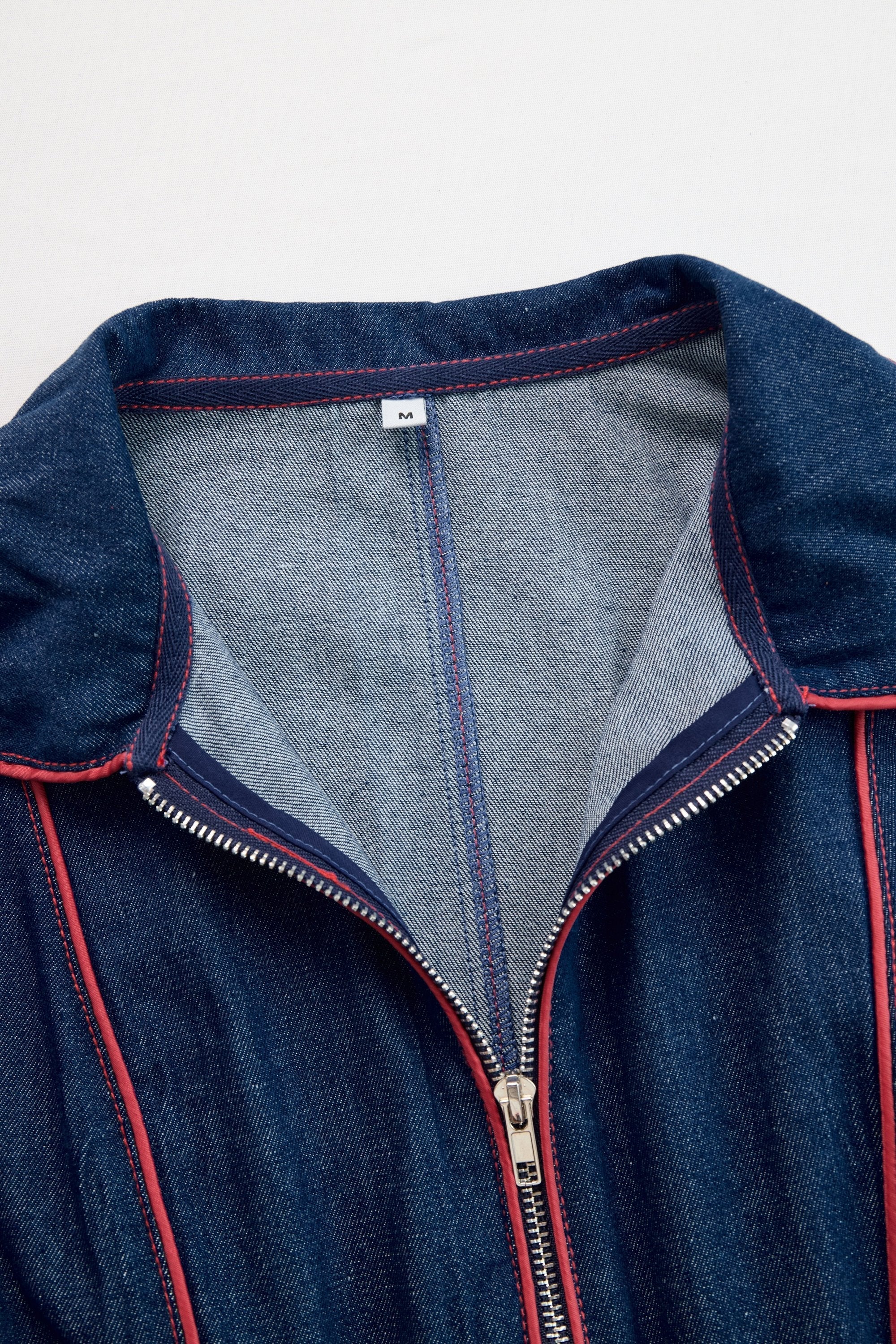 Scarlett | Eleganter und schicker Jeans-Overall mit Reißverschluss vorne 5