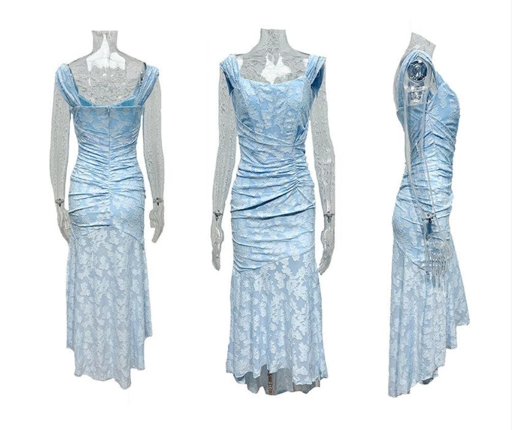 Seraphina | Elegantes Meerjungfrauenkleid aus Korsett-Jacquardspitze 7