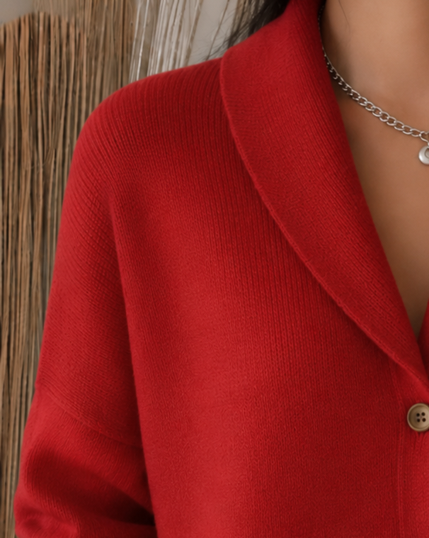 Sienna | Strickjacke mit Knopfkragen 3