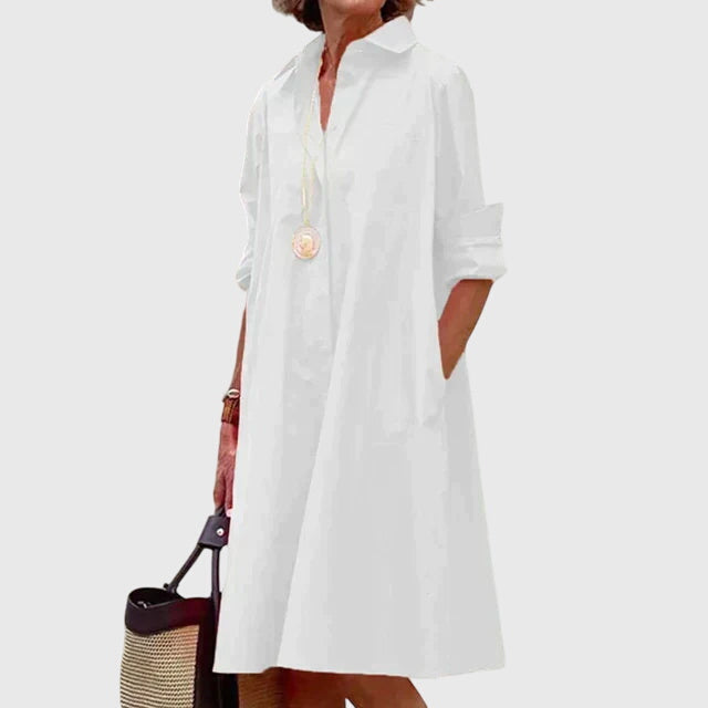 Sloane | Elegantes Freizeitkleid mit Praktischen Taschen für Damen 3