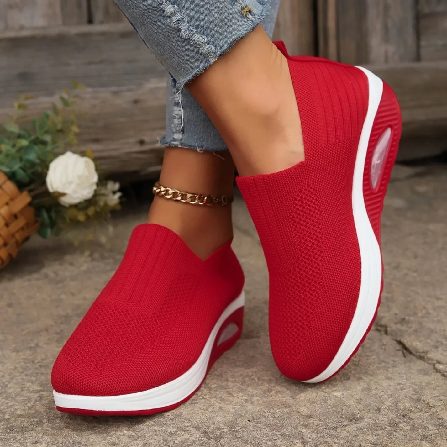 Sophia | Orthopädische, atmungsaktive Slipper 7