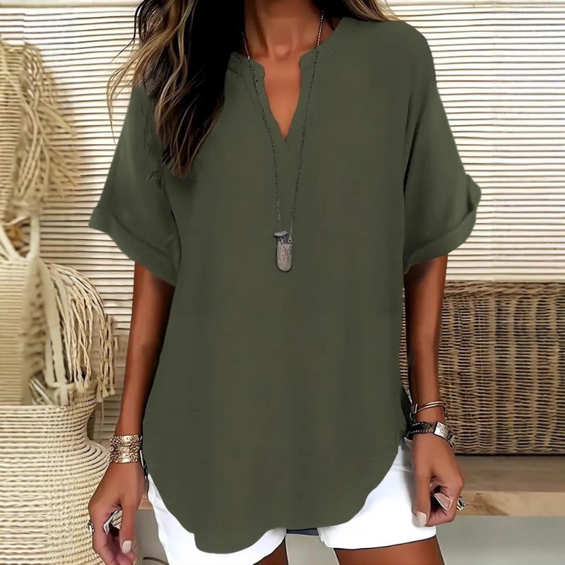 Sophie | Luftige, Bequeme Weiße Bluse Damen – Vielseitig für Jeden Tag 5